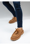 5512 Eren Shoes&Bag Genuine Leather Nubuck Lace-Up Bead Detailed Saddler Light Sole Casual Shoes Real Leather Nubuck Sand Beige - 4