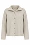 Melange Metal Buttoned Polo Collar Knitwear Cardigan Aw26Hi0031 - 5