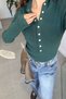 Snap-On Fishing Collar Knitwear Sweater Emerald - 4