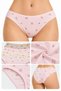 Women's Floral Lycra Bikini Panties 4-Pack 100% Cotton Soft Comfortable Assorted Patterned m L XL - 2