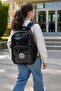 School Backpack Cool Black 3 Compartments Orthopedic A4 Water Bottle Pocket 42X30X18Cm - 5