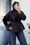 Premium Waist-Tie Stand Collar Short Trench Coat - Brown - 5