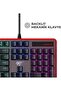 لوحة مفاتيح ميكانيكية للألعاب KB870L مع إضاءة RGB (أسود) - 6