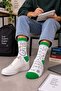 Mathematical Formulas Patterned Unisex Socks – Science and Student Themed 📐 🧪 💚 - 3