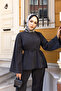 Neva Premium Silky Modal Woven Double Hijab Set with Tunneled Waist and Drawstring - 3