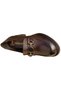 2452442K Genuine Leather Thick Heeled Women's Classic Shoes - 6
