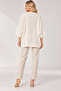 Women's Bat Sleeve Three Quarter Thin Summer Knitwear Cardigan Mas2028 - 2