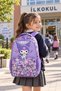 Kuromi Girl's Primary School Bag Purple Patterned School Backpack 45 X 28 X 14 cm