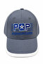 Unisex Gray Pop Printed Baseball Cap Adjustable Sports and Casual Use Hat