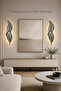 Silver Feather Model Decorative Sconce Wall Lamp Electric Living Room Bedroom Hallway Lighting - 5