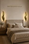 Gold Feather Model Led Sconce 7W 220V Electric Wall Lamp Modern Decorative Lighting Living Room Bedroom Corridor Entrance Hall Living Room Wall Sconce Indoor Decorative Led Lighting - 7