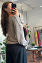 Mink Long Sleeve Standard Size Mercerized Blouse - 4