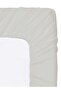 Single Size Fitted Sheet | Soft 400TC Sateen Cotton Material | Light Grey Color | 1 Fitted - 6
