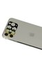 Apple iPhone 11 Pro Max Compatible Rainbow Camera Lens Protection Glass - Gold - 2