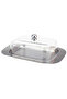 Stainless Steel Butter Dish with Lid - Stylish Butter Cheese Storage Serving Container - Mini Breakfast Cheese Butter Container Breakfast Presentation Plate - 8