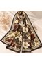 Women's Hand and Shoulder Bag & Floral Patterned Modal Shawl Combination Set – 2 Pieces - 3