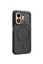 Honor X7e Plus 5G 2026 Soft Silicone Carbon Fiber Magsafe Protective Back Case Cover Brown - 4