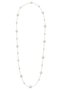Women's Pearl Necklace Elegant Multiple Pearl Detailed Long Stylish Necklace - 3