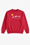 Red St Moritz Printed Sweatshirt