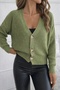 Women’s Long Sleeve Button Detail Knit Blouse - 3