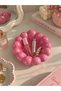 Pink Polka Dot Decorative Bowl 12 cm – Handmade Jewelry Organizer, Ring Earring Jewelry Plate, Makeup Table Decor - 2