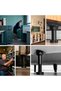 10CM Heavy Duty Plastic Cabinet Legs Adjustable Height 10-12CM, Black Furniture Leg Feet for Kitchen Cabinets, Wardrobes, Cupboards, TV Units & Furniture Base Support - 3