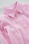 Girl's Pink Long Sleeve Linen Shirt - 2