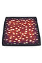Abstract Speckled Patterned Burgundy Black Women's - Twill Silk Textured - Multi-Purpose Square Bandana Scarf 50X50 cm - 4
