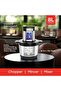 Electric Food Chopper 8L Stainless Steel Mincer & Mixer with 3 Speed Control & 6 Sharp Blades for Heavy Duty Kitchen Tasks 8 L 1300 W SF5586FC BS Silver/Black - 3