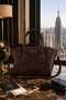 Women's Brown Hand and Shoulder Bag - 5