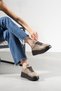 Nica Genuine Leather Women's Mink Daily Comfortable Sneaker Shoes - 3
