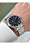 Functional Silver-Navy Blue Color 10 Atm Sapphire Glass Japanese Miyota Complete Steel Men Wristwatch 1176Mr - 3