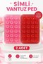 2 Pieces of Glittery Silicone Phone Holder with Suction Cups, Vacuum Non-Slip Adhesive Surface