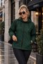 Women's Lined Water-Repellent Hooded Zippered Seasonal Raincoat Windbreaker - 3