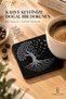 Tree of Life Themed Acrylic Laser Engraved Coaster (with Felt Base) - 4