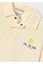 Boston Boys' Collared Sweatshirt Yellow - 3