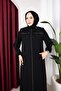 Giza Ferace with Stones and Removable Hood - 6
