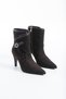 Alessia Genuine Leather Brown Suede Thin Heeled Women's Boots - 5