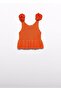 Mayoral Abel Lula Girls' Mercerized Evening Dress Blouse Orange - 2