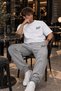 Swp Printed Cotton Oversize Premium T-Shirt Tracksuit Set - 2