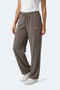 Katka Women's Wide Leg Green Sweatpants - 8