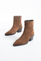 Violet Women's Genuine Leather Suede Western Boots - 5