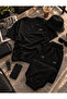Ala Printed Oversize Cotton T-Shirt Tracksuit Premium Set - 3