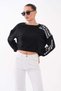 Women's Sleeve Printed Sweatshirt - 2