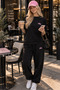 Ala Printed Oversized Cotton t-shirt and Tracksuit Premium Set - 2