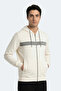 Kralon I Men's Hooded Pocket Sweatshirt in Ecru - 4