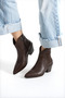 Merlot Western Aci Brown Leather Boots - 3