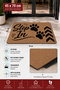 Door Mat 45X70Cm Velour Texture Coco Appearance Non-Slip Indoor Outdoor Entrance Mat - 3