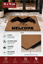 Door Mat 45X70Cm Velour Texture Coco Appearance Non-Slip Indoor Outdoor Eagle Power - 3