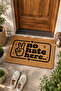 Door Mat 45X70Cm Velour Texture Coco Appearance Non-Slip Indoor Outdoor Love Is Here
